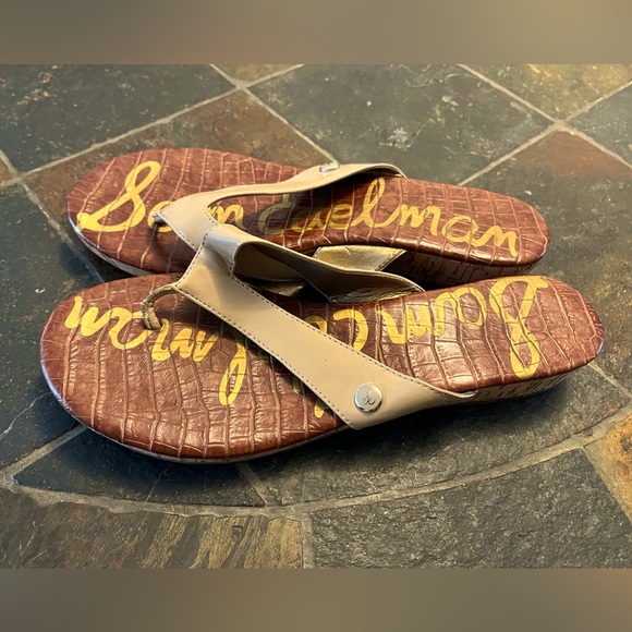 Sam Edelman Brown And Beige Sandals - Picture 3 of 5